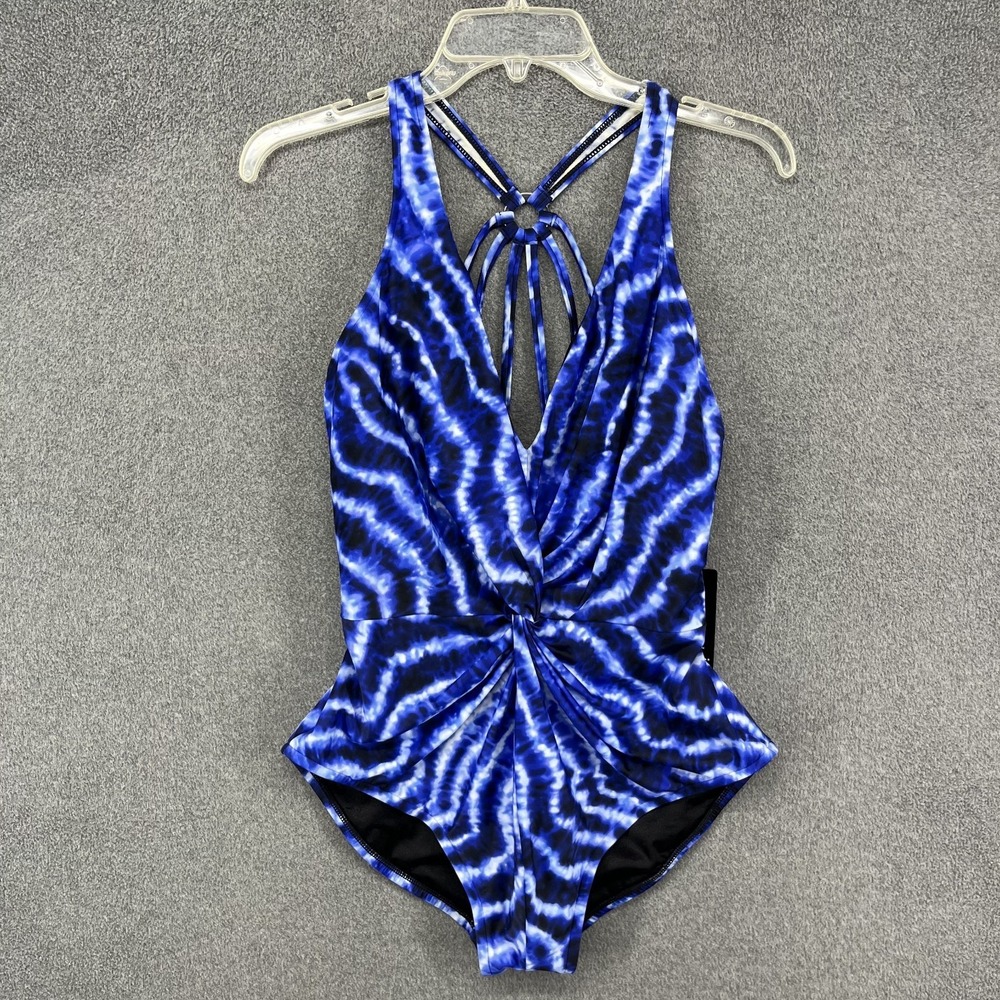 Magicsuit Swimsuit One-Piece Womens‎ 14 Blue wrap swimwear